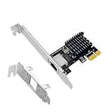 RTL8111G PCIe Netzwerkkarte Gigabit Ethernet mit RTL8111G Chip, RJ45 LAN...