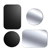 LIUCOLI Metallplatte Handy, Metallplatte für Magnet Handyhalterung 4...
