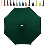 Ersatz-Polyester-Garten-Sonnenschirm-Abdeckung, UV-beständig,...