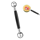 QincLing 1 Stücke Doppelseitig Aushöhllöffel Edelstahl Eisportionierer...