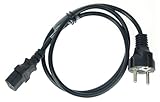 Adam Hall Cables 8101 KA 0100 - Kaltgerätekabel CEE 7/7 - C13 1 m