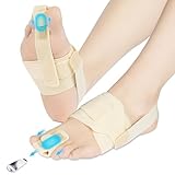 Fefod Hammerzehenspreizer, 2 Stück Hammerzehenkorrektor Zehenschiene für...