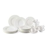 vivo by Villeroy und Boch Group - Basic White Kombi-Set, 30 tlg., 750 ml,...