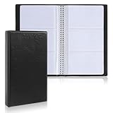 KUHAWL 2PCS Visitenkarten Aufbewahrung, Visitenkartenmappe für 240 Karten...
