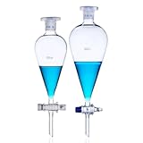 60 125 250 500 1000 2000 ml birnenförmiger Trenntrichter mit...