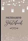 Polterabend Gästebuch: Erinnerungsbuch Poltern im Hardcover ein...