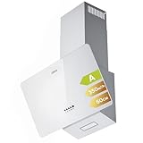 CIARRA Dunstabzugshaube 60cm Umluft Kopffreie Schräghaube 350m³/h Abluft...
