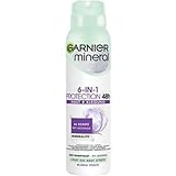 Garnier Mineral 6-in-1 48H Anti-Transpirant mit Moringa & Mineralite,...