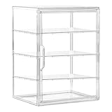Transparente Brotbox | 4-stöckige transparente Acryl-Vitrine für Brot,...
