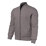 Baseball Jacke Herren Fliegerjacke Frühling Blouson Bomberjacke Leichte...