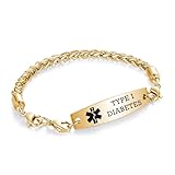 mnmhope 19,1 - 22,9 cm verstellbare medizinische Notfallarmbänder für...