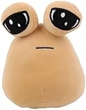 wiztex Pou Kuscheltier - 23 cm Braun Sad Pou - Aliien Plüschtier Verpackt...