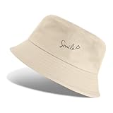 Tuopuda Fischerhut Damen Bucket Hats Baumwolle Faltbarer Anglerhut mit...