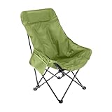 Leichter faltbarer Campingstuhl für Erwachsene, 150 kg Kapazität, hohe...