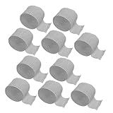 OSALADI 10 Rollen Krepppapier Deko Bänder Silber Festliche Party-streamer...