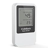 LifeBasis Radon- und Luftqualitätsmonitor, Kabellos Radonmonitor mit...