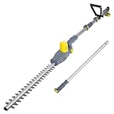 FANZTOOL Li－Ion Akku Heckenschere (20 V, Teleskop, 450 mm Schnittlänge,...