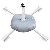 Faltbarer Sonnenschirmständer mit Wassersack für stabile Outdoor-Schirme...