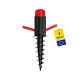 GRUNDLINE - Pfostenträger rund - Sonnenschirmständer - Erdbohrer -...