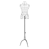 Schneiderpuppe Mannequin Büste Schwarz Höhenverstellbar 140–160cm,...