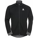 Odlo Herren Langlauf Jacke BRENSHOLMEN, black - new odlo graphite grey, M