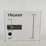 Ikea Tagarp 604.640.49 Deckenfluter, Schwarz/Weiß