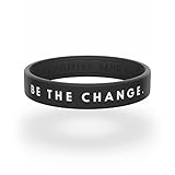 Helping Band - Silikon Armband - Be The Change I Größe S/M I Farbe...