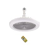 Rhghfujhgy Deckenventilator mit Fernbedienung und Licht 30W LED...