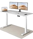 Desktronic Höhenverstellbarer Schreibtisch 160x80 cm - Stabiler...