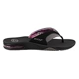Reef Damen Fanning Flipflop, Black/Grey, 35 EU