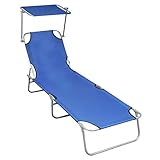 LLEZKBR Outdoor Outdoor Sitzgelegen-Sonnenliege Klappbare Sonnenliege mit...