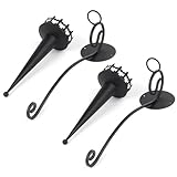 Künstlerische Wandmontierte Fackelsäulen – Eisenmetall-Wandhalterungen,...