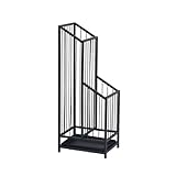 Handelsüblicher Schirmhalter aus Metall mit abnehmbarer Abtropfschale –...