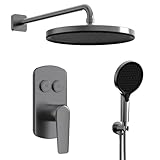 BEITH Duschsystem Unterputz, Modern Klaviertasten-Design Duschamaturenset...