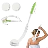 Honosen Rückenbürste mit Langem Stiel, Faltbarem Rücken Eincremehilfe...