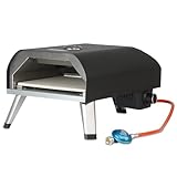 BBQ-Toro Gas Pizzaofen mit Thermometer, mobiler Pizza Ofen | 4 kW, mit...