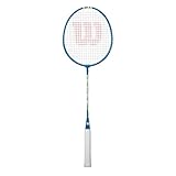 Wilson Champ 90 Badminton Racket, Blau/Weiß, G4 (3)