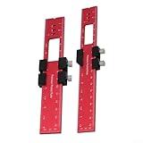 Gdfnmogo Anschlag-Mess- oder Markierungslehre mit Legierungslineal, Zoll...