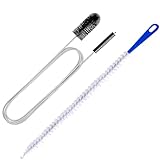 Redamancy 2 Pcs Abflussreiniger Spirale,Doppelkopf-Rohrreinigungsbürste...
