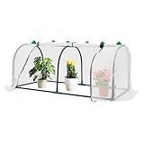 Kleines Gewächshaus Foliengewächshaus für Balkon, Garten,...