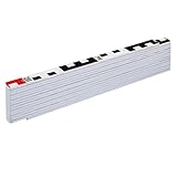 STABILA Holz-Gliedermaßstab Type 1407 GEO, 3 m, weiß, metrische...