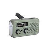 Ticfox Multifunktions-Outdoor-Radio mit Handkurbel-Stromversorgung für...