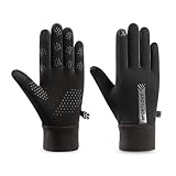 Zymoplas Wind und wasserdichte Fahrradhandschuhe bleiben auf dem Fahrrad...