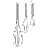 WMF Profi Plus Schneebesen Set 3-teilig, Schneebesen Edelstahl...