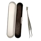 ROMISBABA Edelstahl Zeckenentfernungszange für Hunde und Katzen...