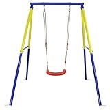 CCLIFE Schaukelgestell Outdoor bis 180 kg Schaukel mit Gestell...