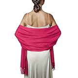 Schal Rosa Stola Damen Festlich für Abendkleid Pashmina Schals Tücher...