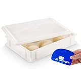 DIE BOX FABRIK 1 Pizzaballenbox Gusto + 1 Deckel, 40x30x7 cm | Gärbox,...