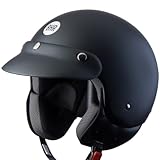 BHR Demi-Jet Helm 803 SIMPLY, Praktischer Rollerhelm mit ECE-Zulassung,...