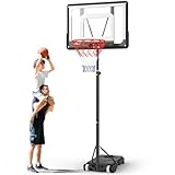 Basketballkorb Outdoor Kinder Basketball ständer: 150-210 cm...